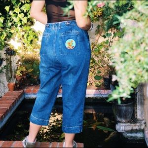 Super vintage capri cut mom jeans